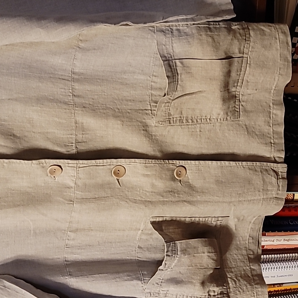 Flax Lightweight Button Up Jacket - image 4